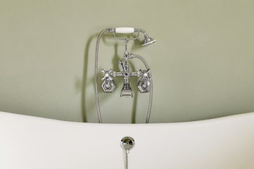 CROWE - 2 hole wall-mounted bathtub tap with hand shower by Park Avenue - view 3